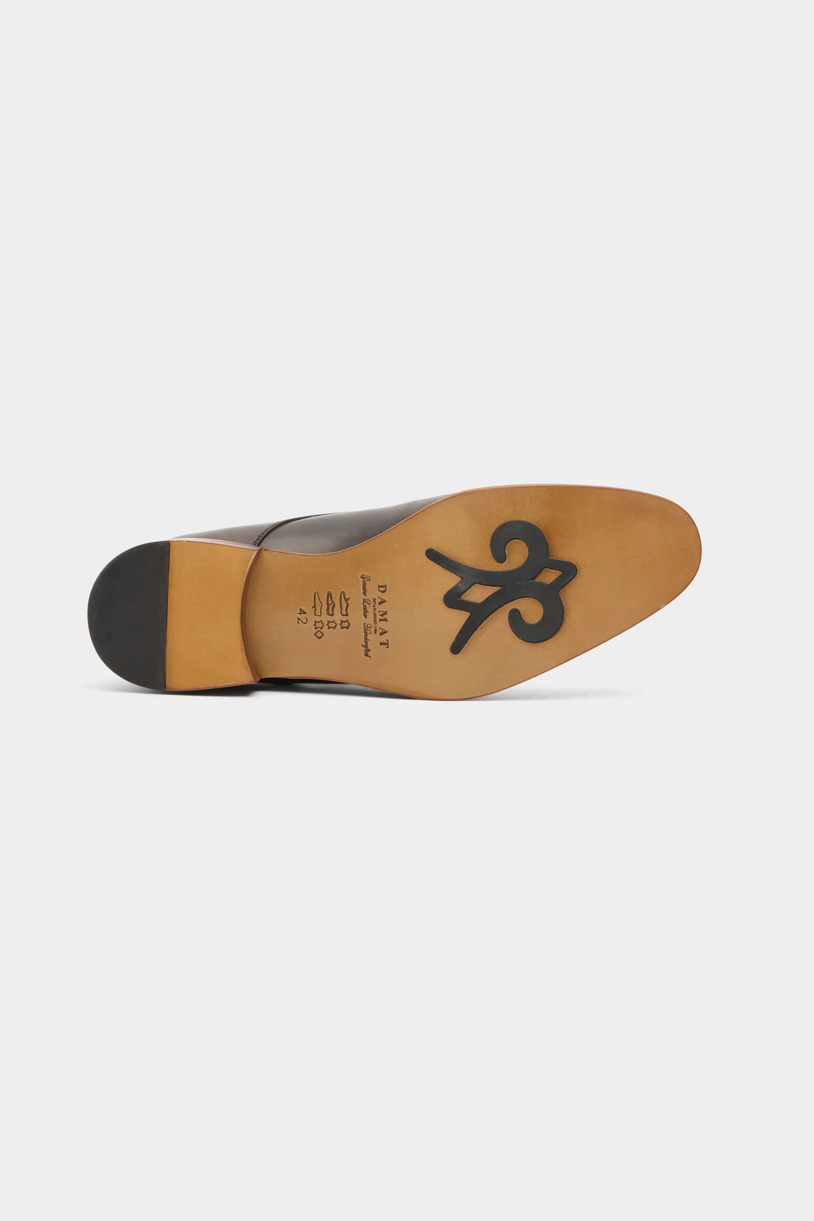 Damat Kahverengi Hakiki Deri Çift Tokalı Monk Strap Ayakkabı görsel 3