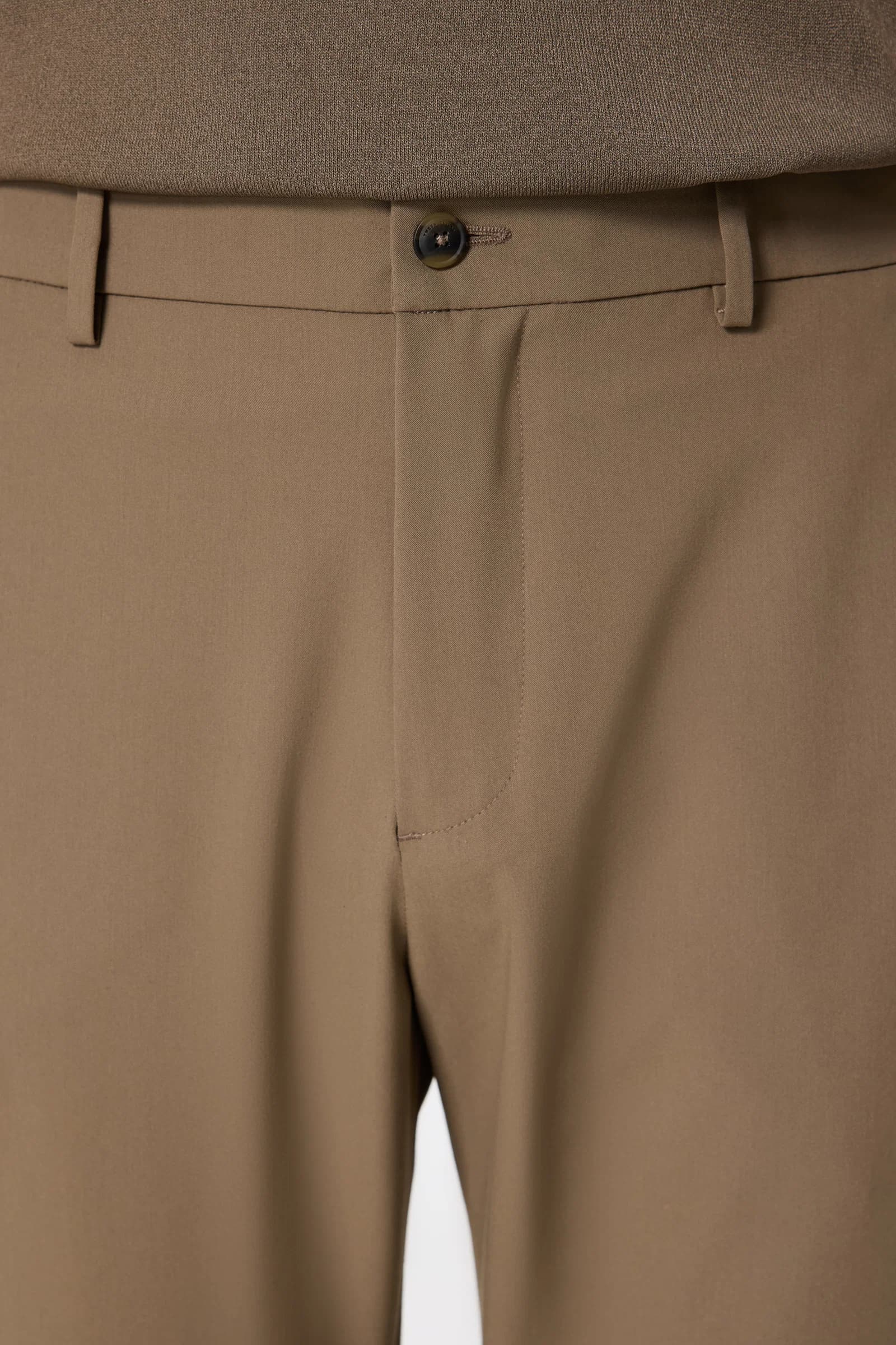 Tween Relaxed Fit (pilesiz) Vizon Kumaş Pantolon görsel 2