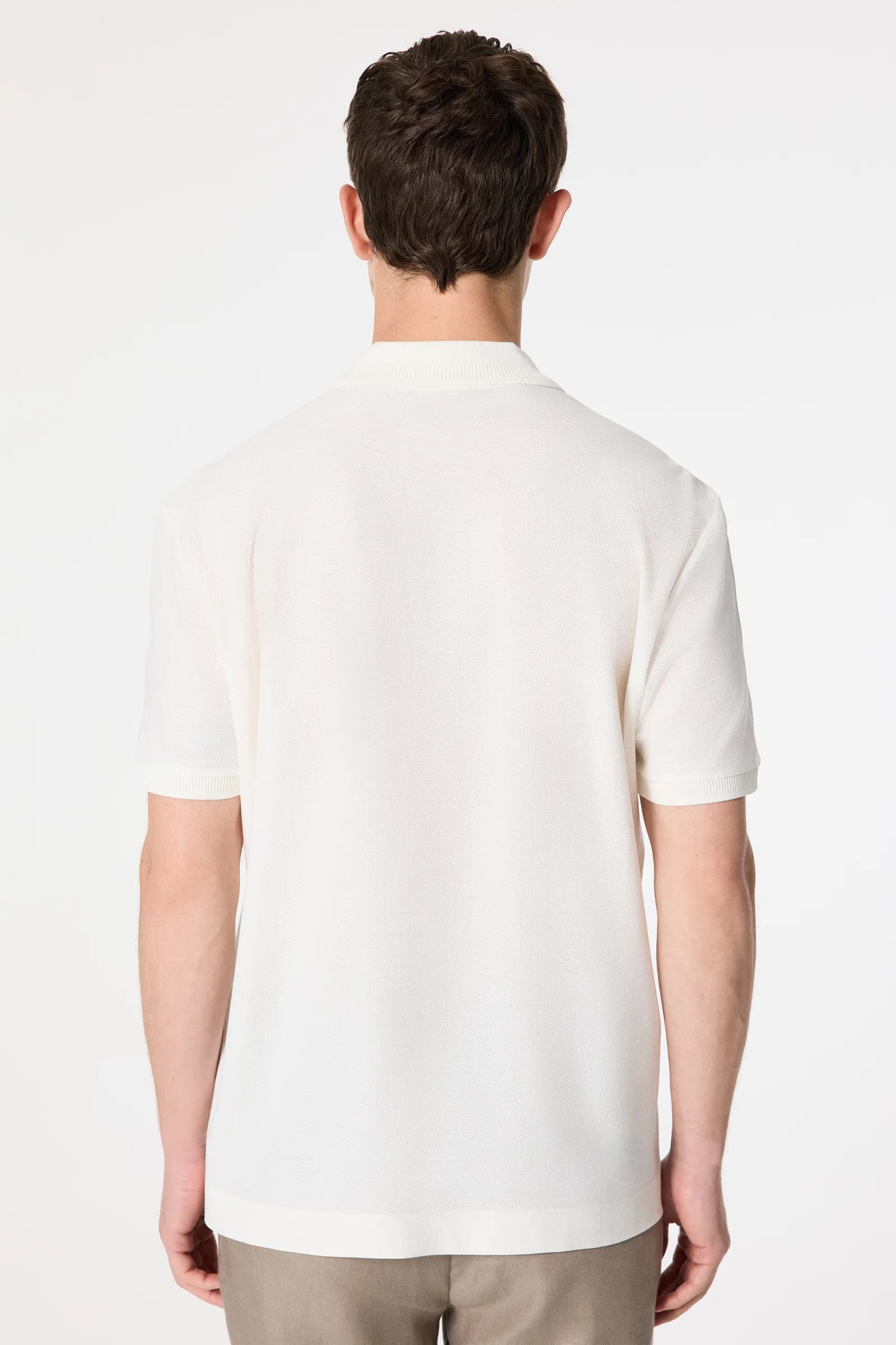 Damat Regular Fit Ekru T-shirt görsel 3