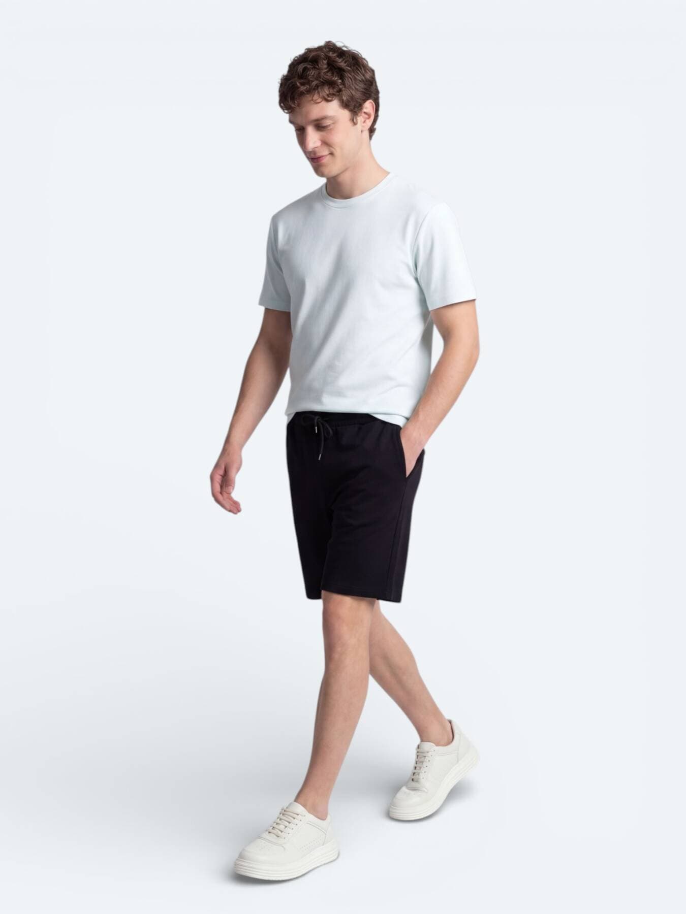 Ekru Düz T-shirt görsel 2