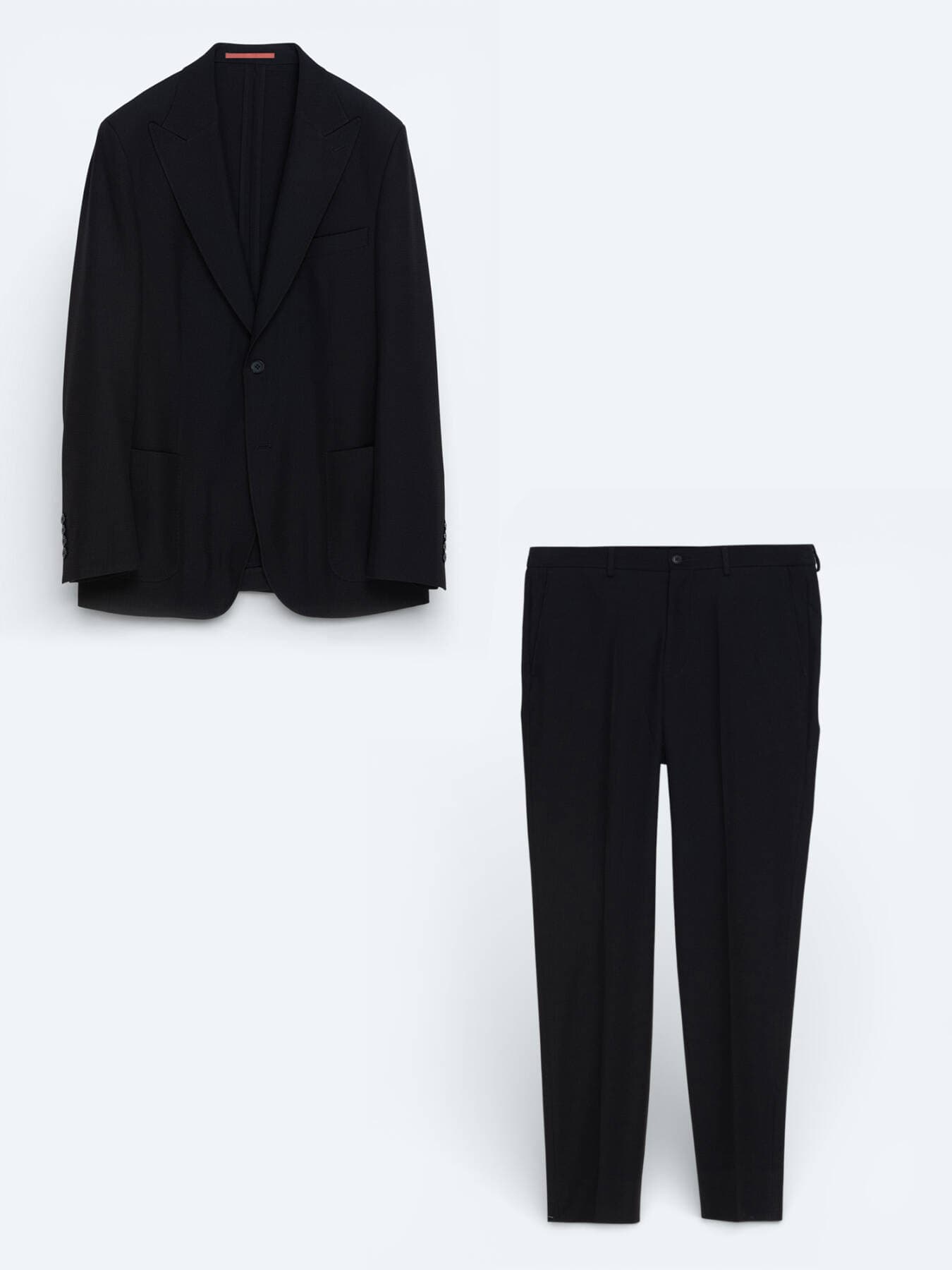 Siyah Çizgili Modern Fit Takım Elbise görsel 5